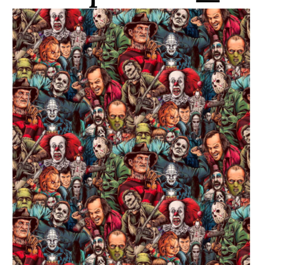 Halloween Horror Multi Collage