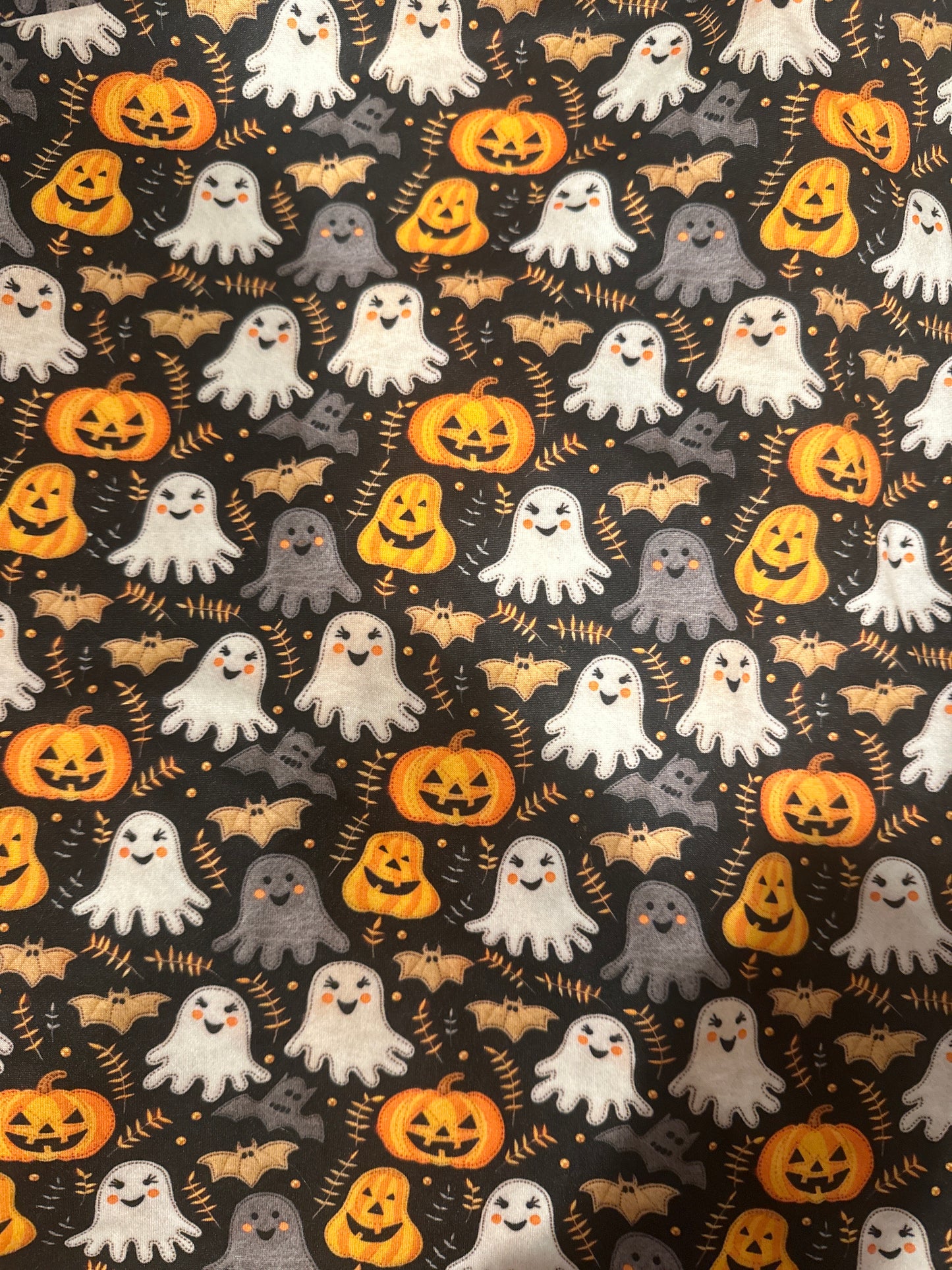 Halloween Pumpkin, Bats & Ghosts