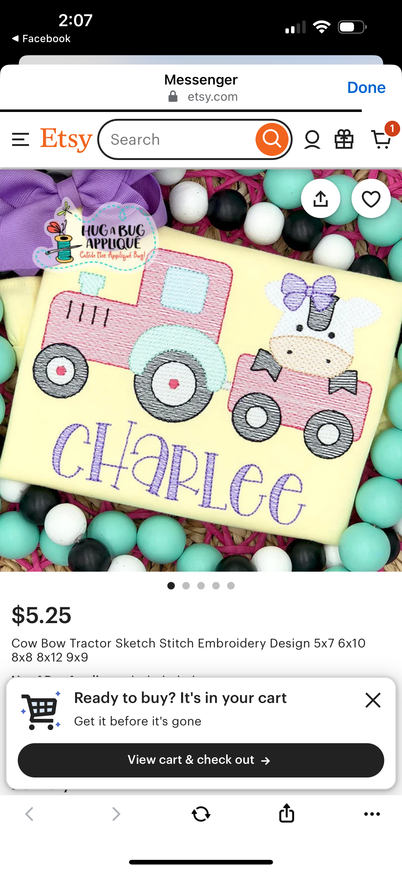 Tractor and trailer. Pick color, font and words/names