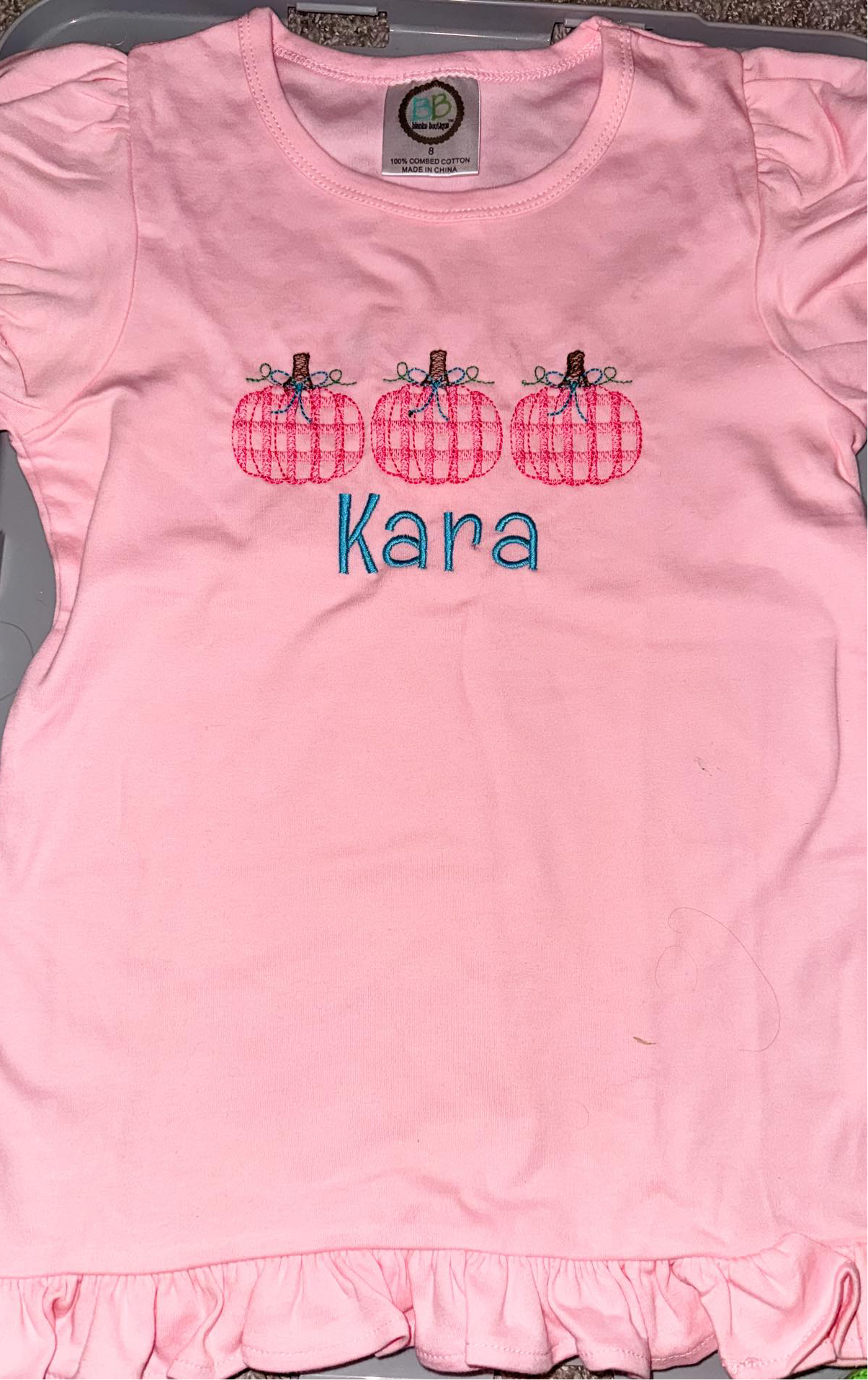 Pumpkin patch with bows