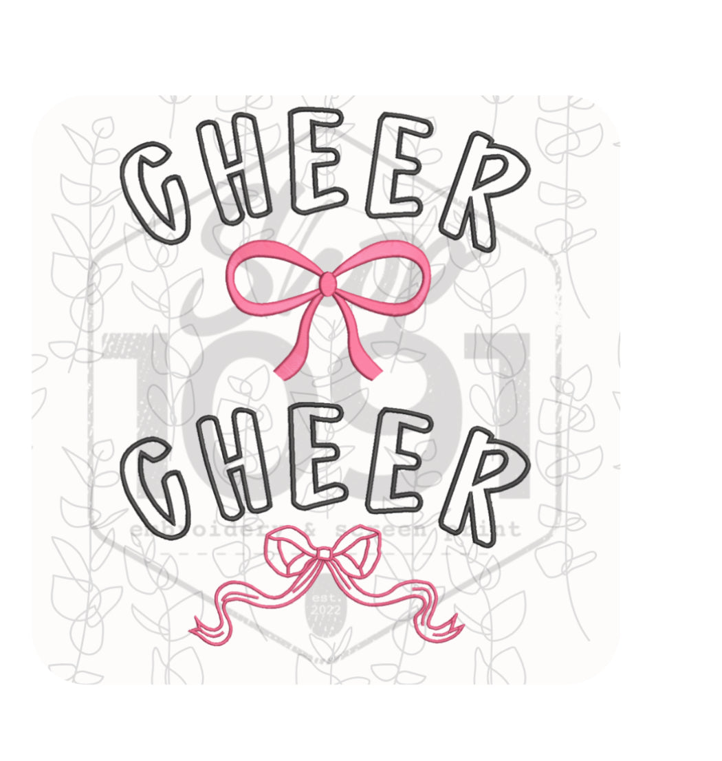 Cheer (pick top or bottom design)