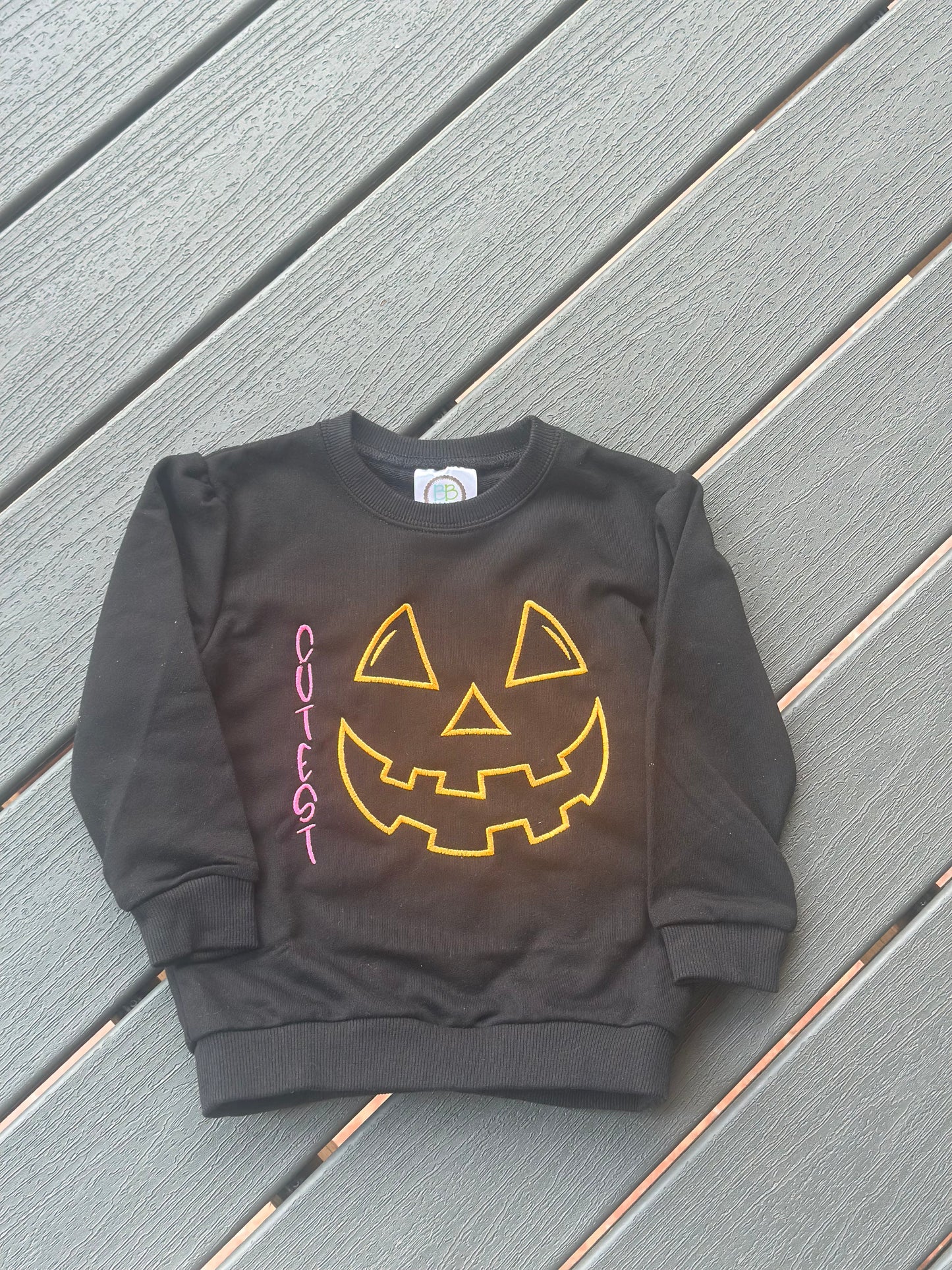 RTS 4T Puff Sleeve Cutest Pumpkin Sweatshirt