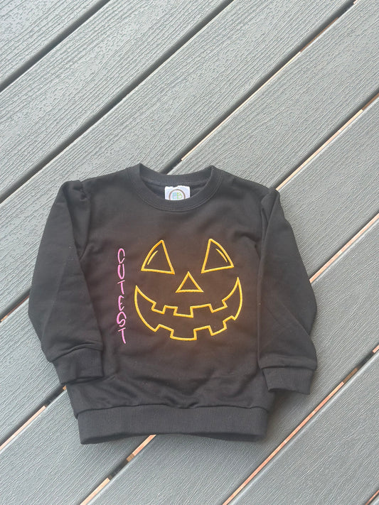 RTS 4T Puff Sleeve Cutest Pumpkin Sweatshirt