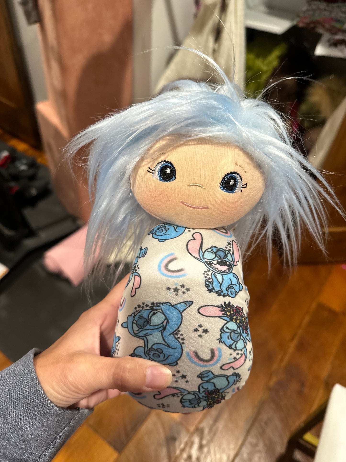 Stitch Homemade Hello Dollie (customize in comments)