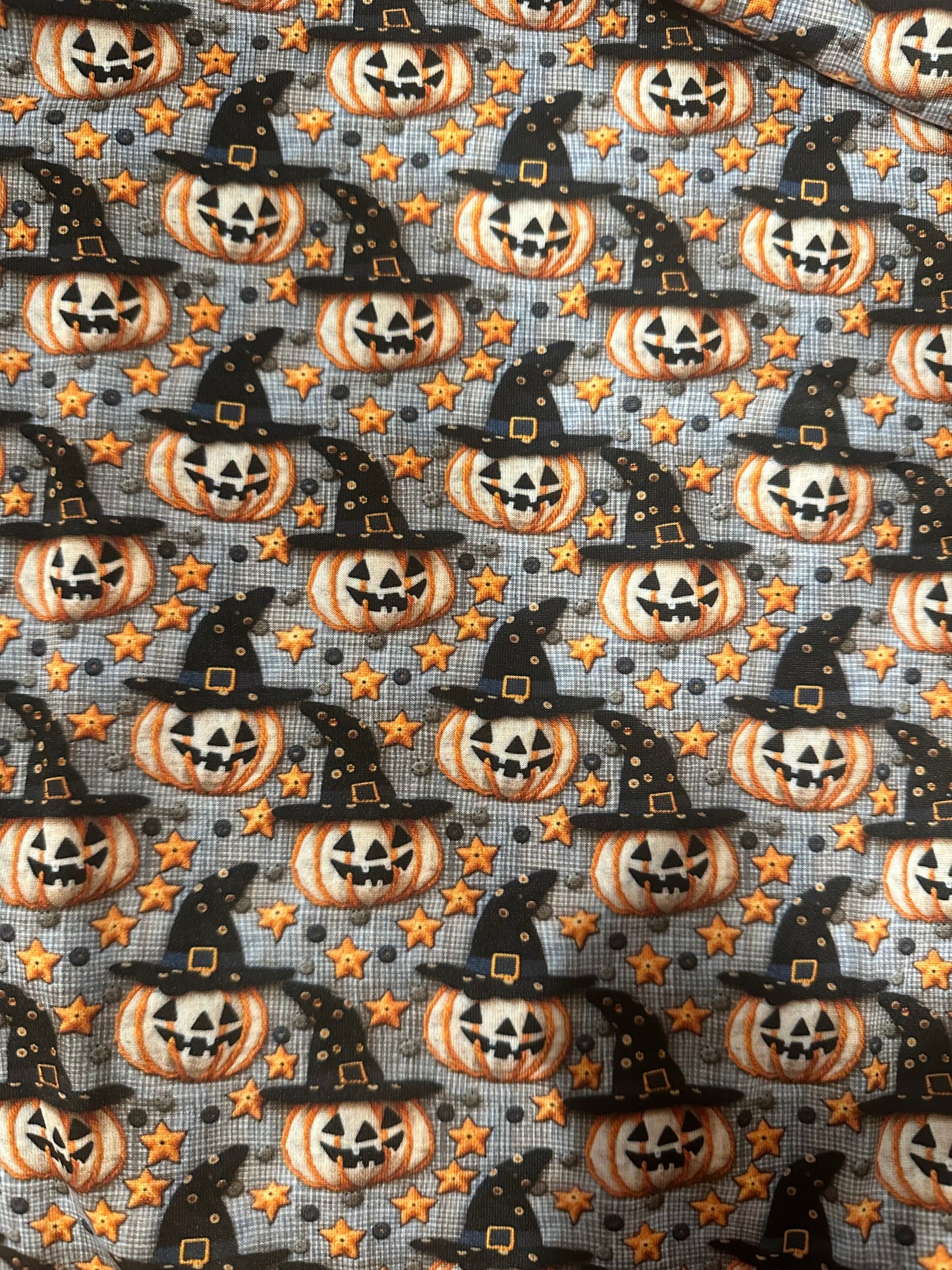 Halloween Pumpkins with Witch Hats