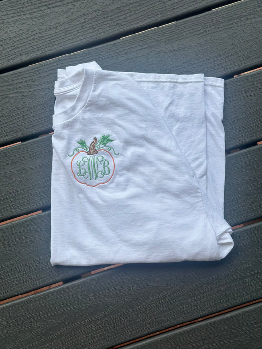 Pumpkin Mono Frame or Topper