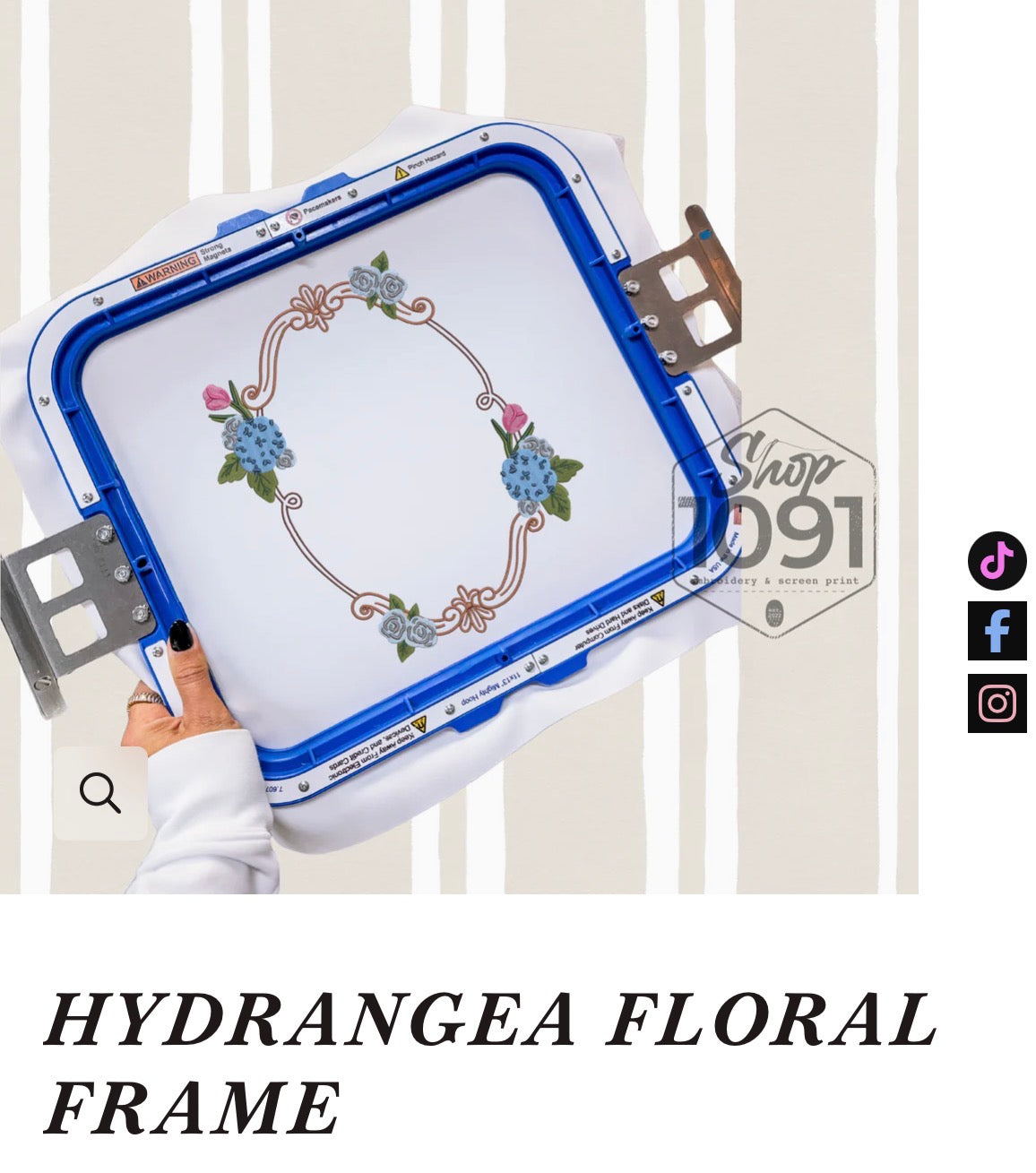 Monogram frame