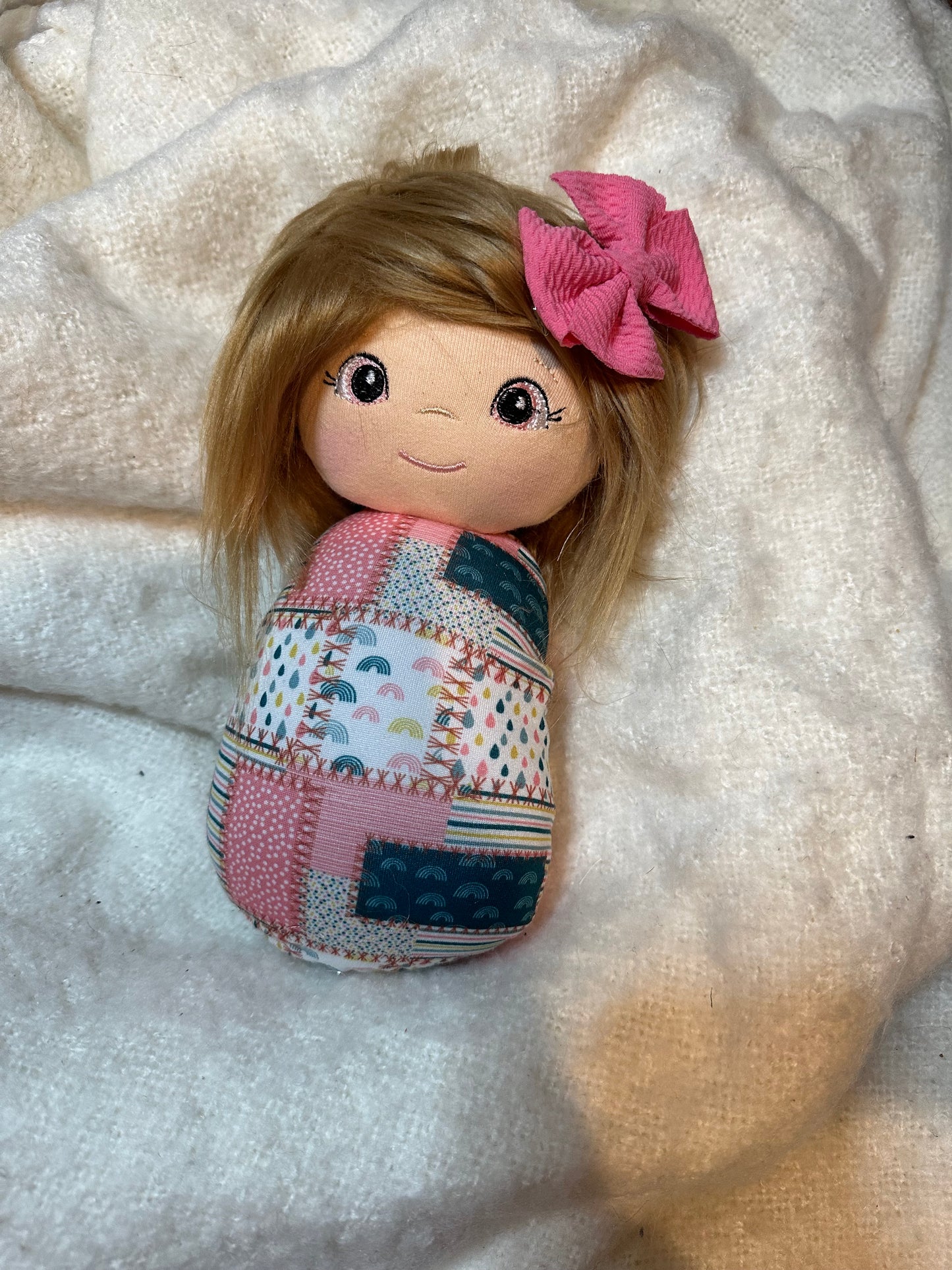 Rainbow Patch Hello Dollie