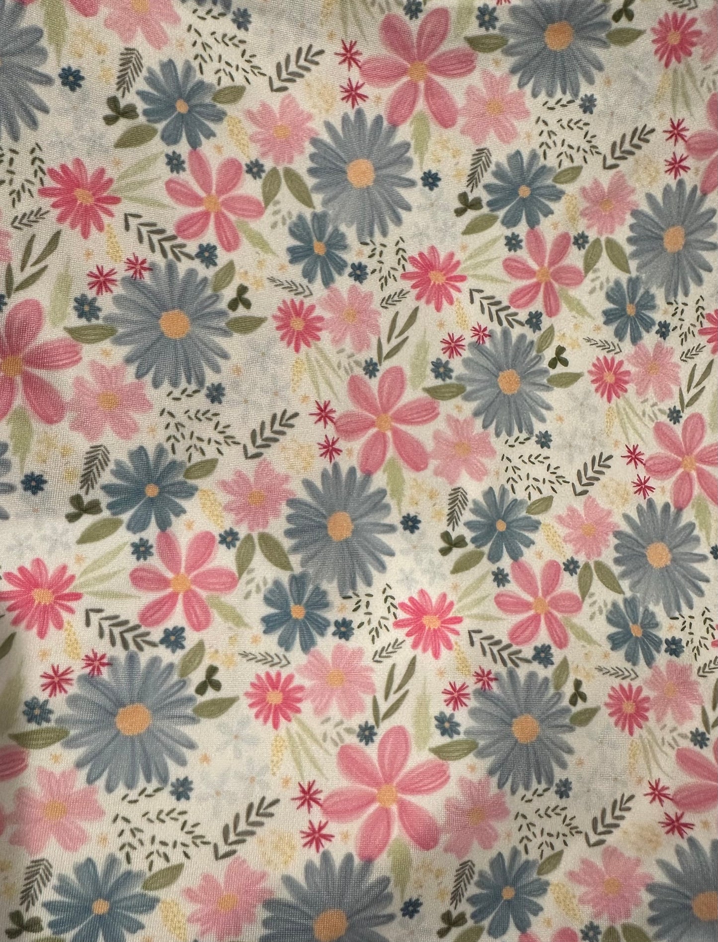 Pink & Blue Floral