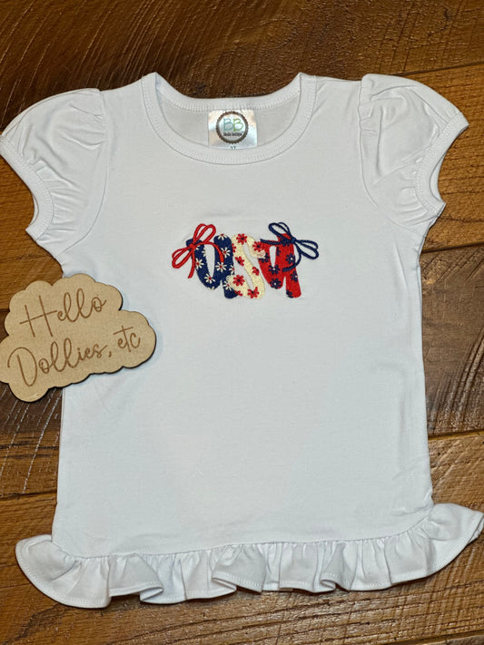 Floral USA with Bows