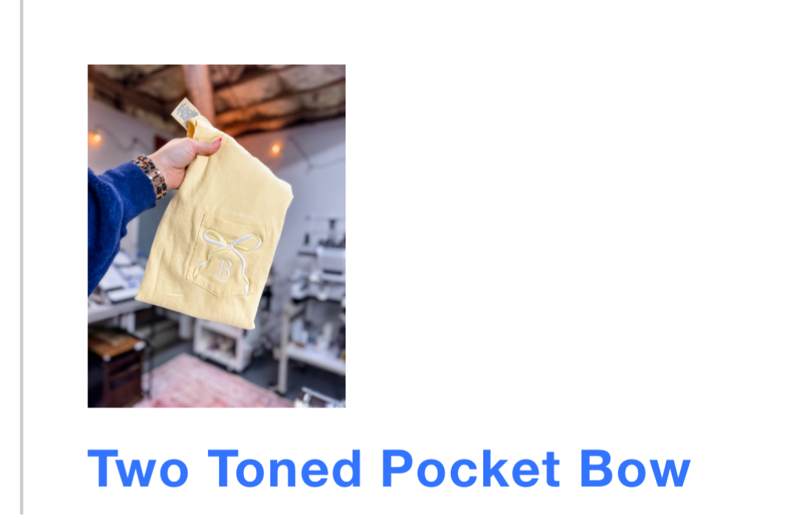 Two toned bow