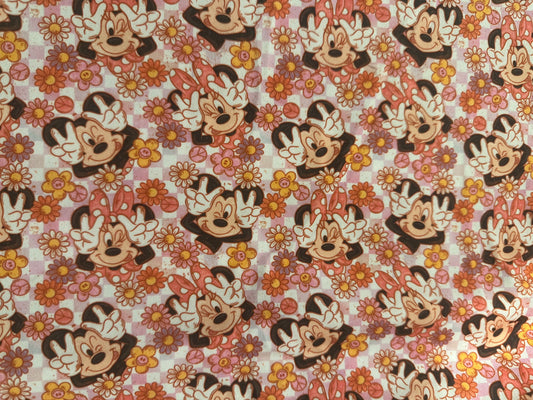 Retro Floral Mouse