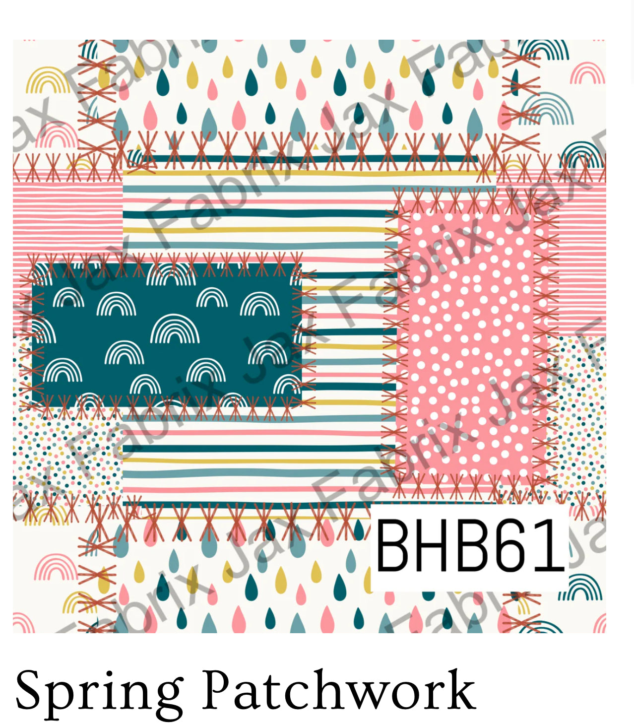 Rainbow Patch Hello Dollie