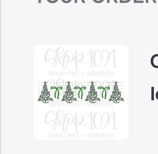 Christmas Trees and Bows