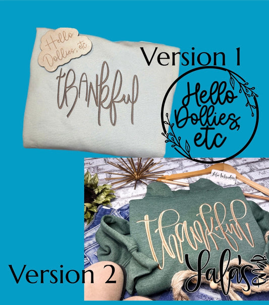 One Word Shirts (Can add names on sleeve)