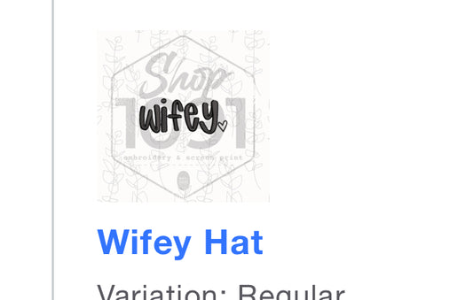 Wifey Hat