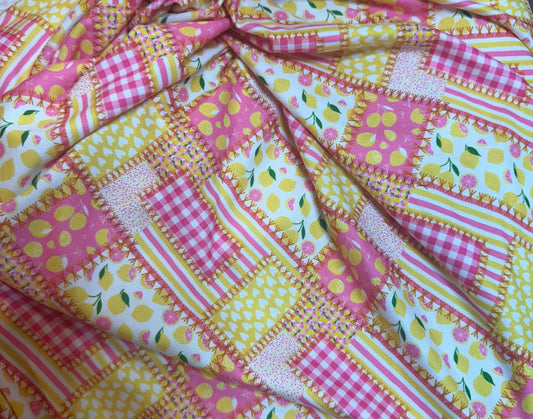 Lemon Patchwork Homemade Hello Dollie. Customize Skin, Eye and Hair color.