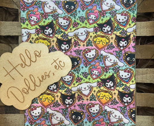 Rainbow Kitty Hearts
