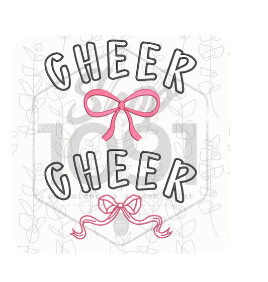 Cheer (pick top or bottom design)