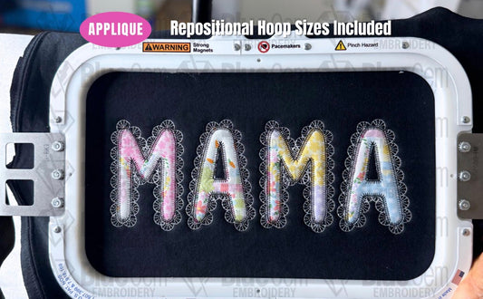 Mama Lace Applique