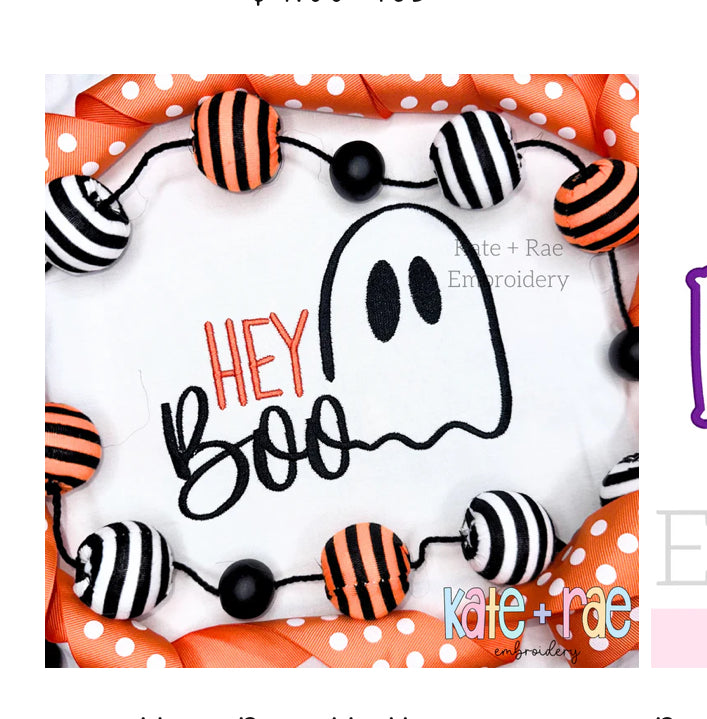 Hey Boo Pocket or center of child shirt