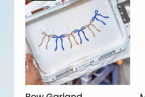 Bow garland