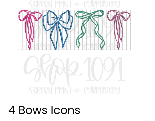 Four Bows (you can add anything under them too)