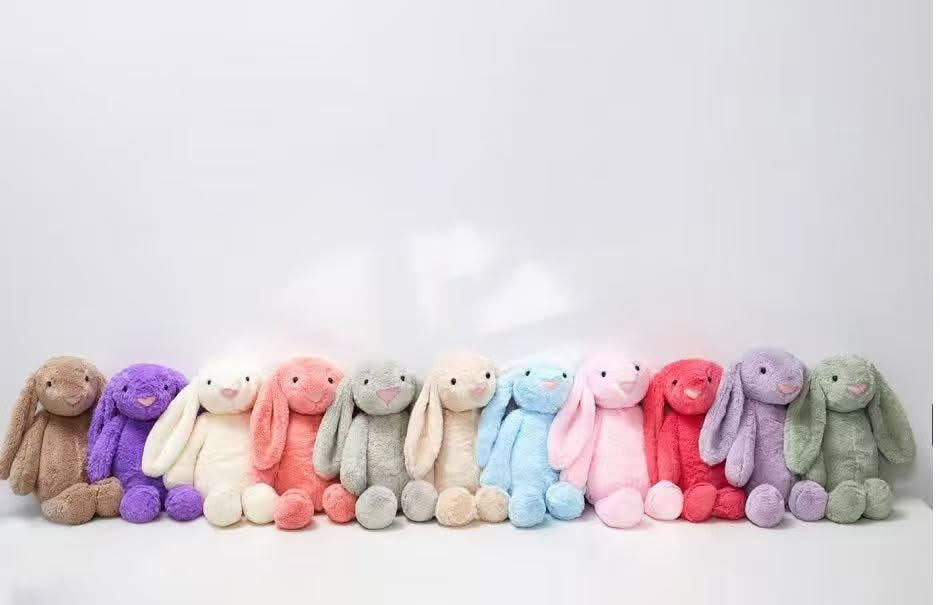 Embroidered  Weighted Bunny or non weighted White Goose