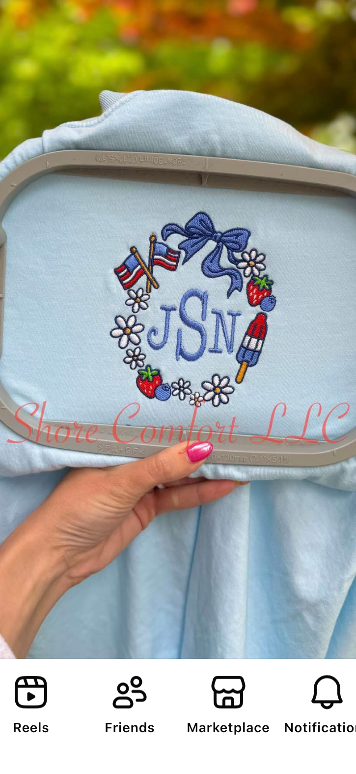 Monogram frame